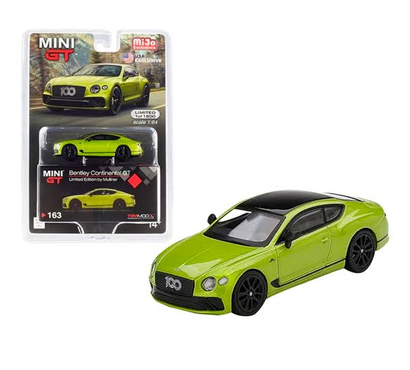 MINI GT Imported Edition - Bentley Continental GT - Limited Edition by Mulliner - Blister Pack - #163