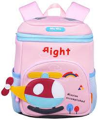Helicopter Design Large Capacity School Backpack Bag for Kids - Assorted