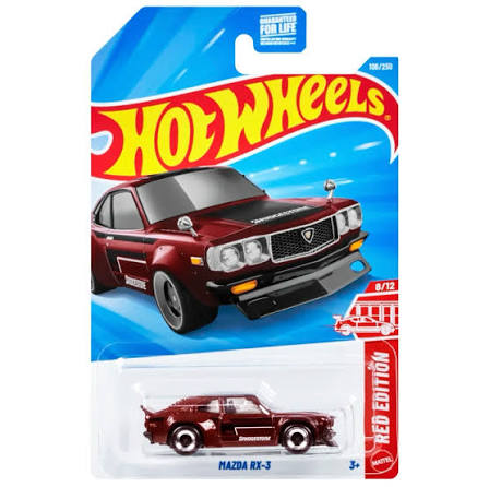 Hot Wheels Imported Premium - Red Edition - Mazda RX-3