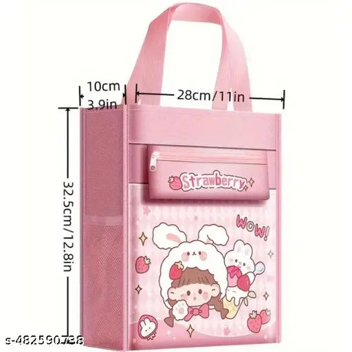 Cute Hand Bag for Women & Students – Multipurpose Document Bag, Orthopedic Lightweight School & Office Documents Bag, Travel Bag, Picnic Bag