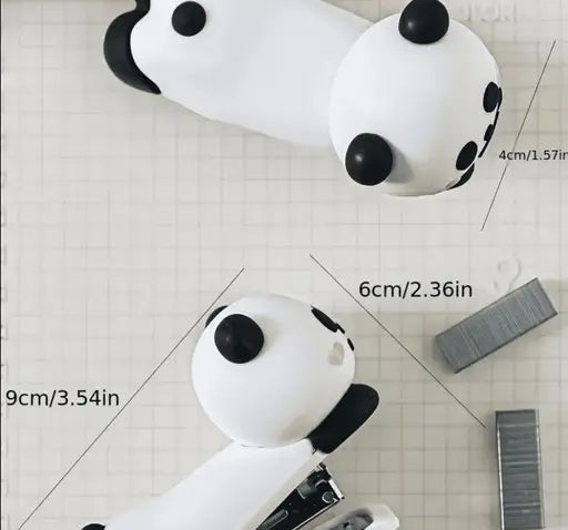 Cute Panda Cartoon Mini Desktop Stapler – Perfect for Home & Office