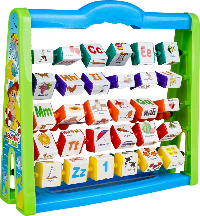 Educational Learning Frame Large for Kids - Multicolor