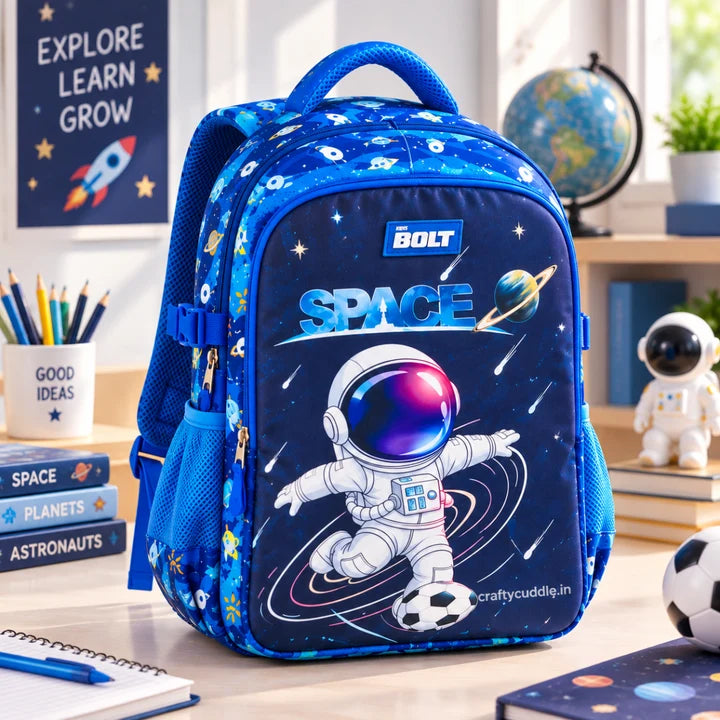 Space Theme Kids School Backpack - Backpack For Kids 18 inches