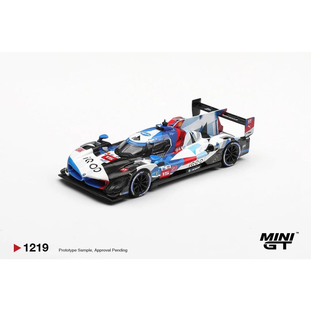 MINI GT Combo Pack #1219 & #1047 – BMW M Hybrid V8 Hypercar & Mazda AZ-1 Liberty Walk LB40 Pilot – Pack of 2 Cars – Box Packing