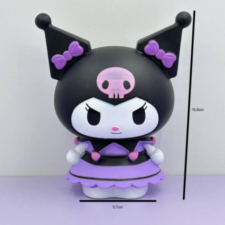 Kuromi Themed Piggy Bank - Multicolor