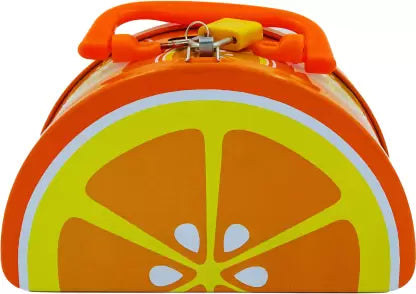 Semicircular Shape Coin Bank with Lock & Keys – Designer Piggy Bank for Kids Pack Of 2 (Multicolor)