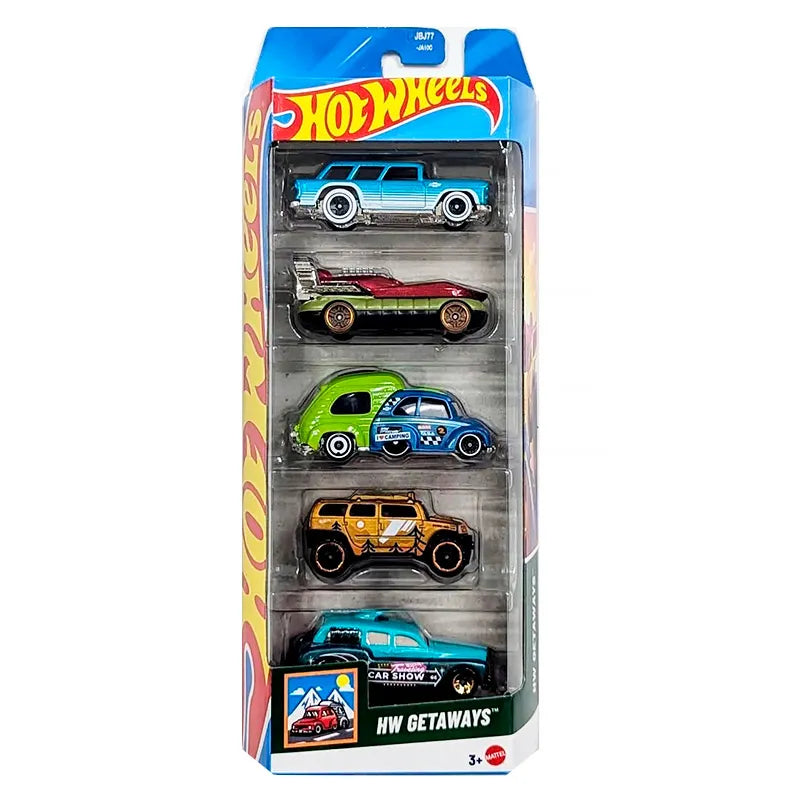 Hot Wheels - Gateways Car - Set of 5 - Multicolor - JBJ77