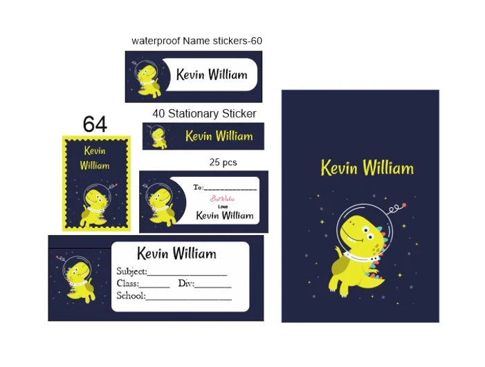 Personalised Stickers, Labels and Tag Hamper | Combo | Multicolor