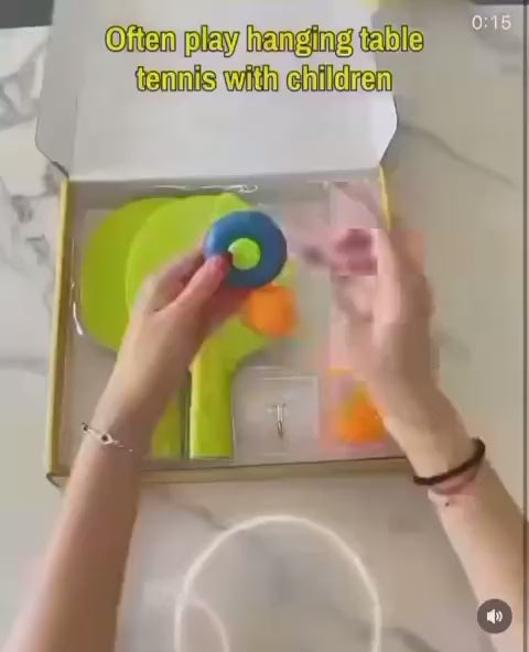 Hanging Table Tennis Trainer Ping Pong Ball Self Training Multicolor