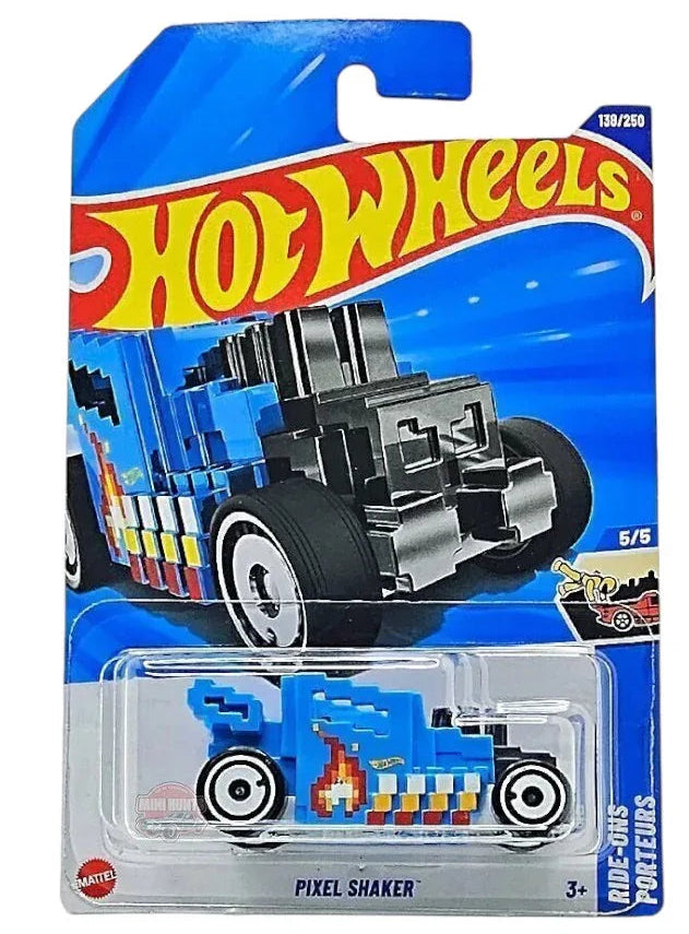 Hot Wheels Mainline - N Case [2025] - Pixel Shaker  - Long Card