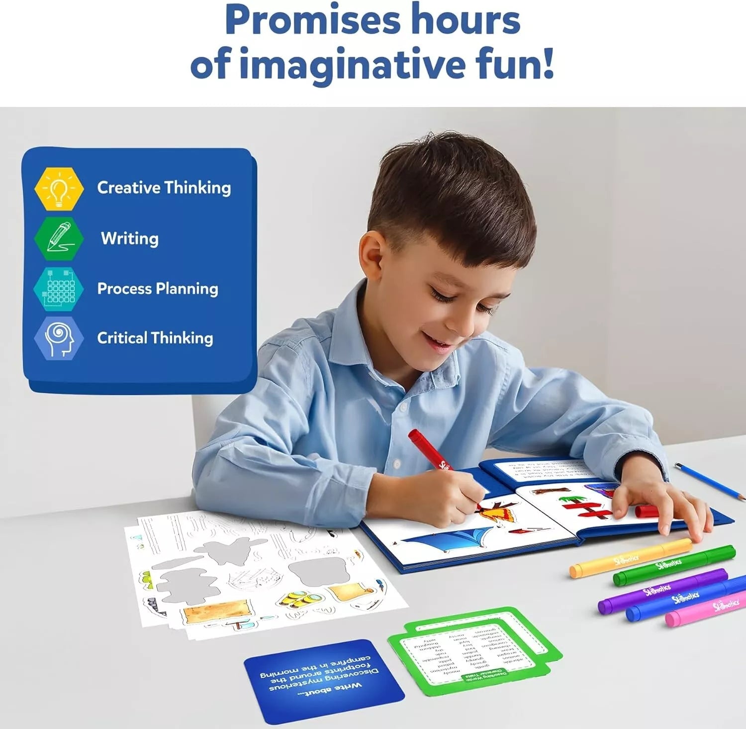 Skillmatics Storybook Art Kit - All My Adventures Art Kit for Kids