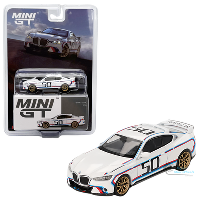 MINI GT Imported Premium - Blister pack - #863 - BMW 3.0 CSL - White
