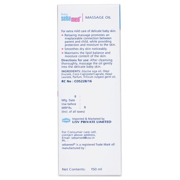 Sebamed Soothing Baby Massage Oil - 150 ml