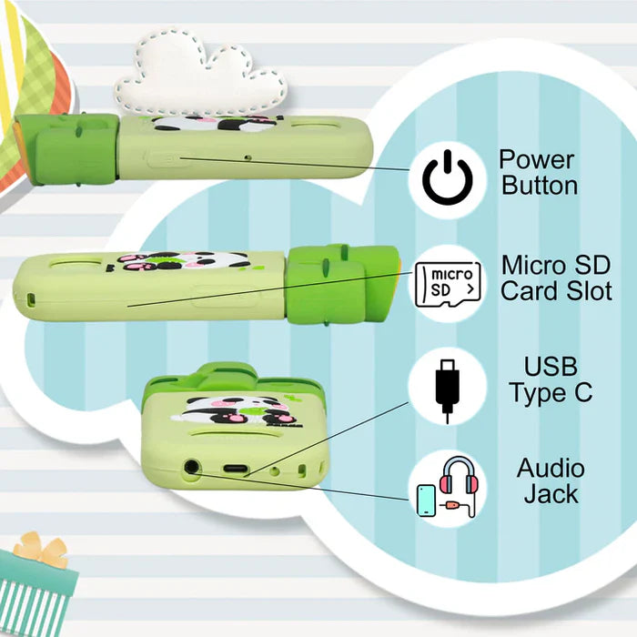 Cots and Cuddles Cute Animal Design Kids Smartphone Toy Cell Phone for Kids - Multicolor