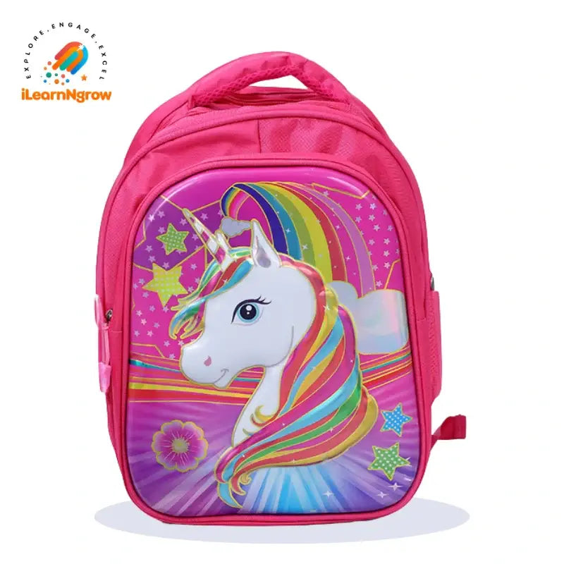 unicorn theme school bag for kids age 3 to 8 years lightweight backpack