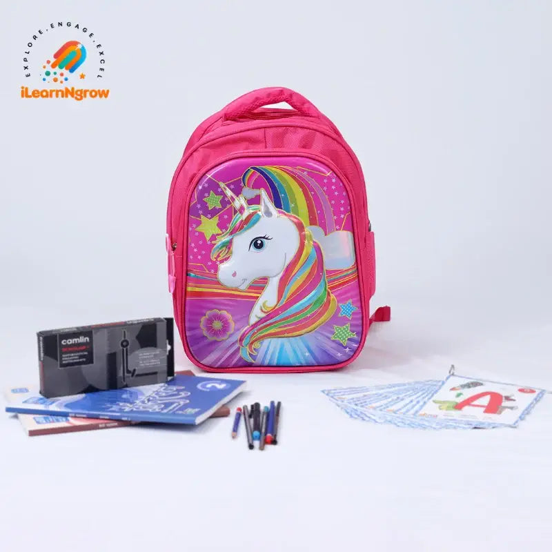 kids unicorn backpack lightweight and durable material