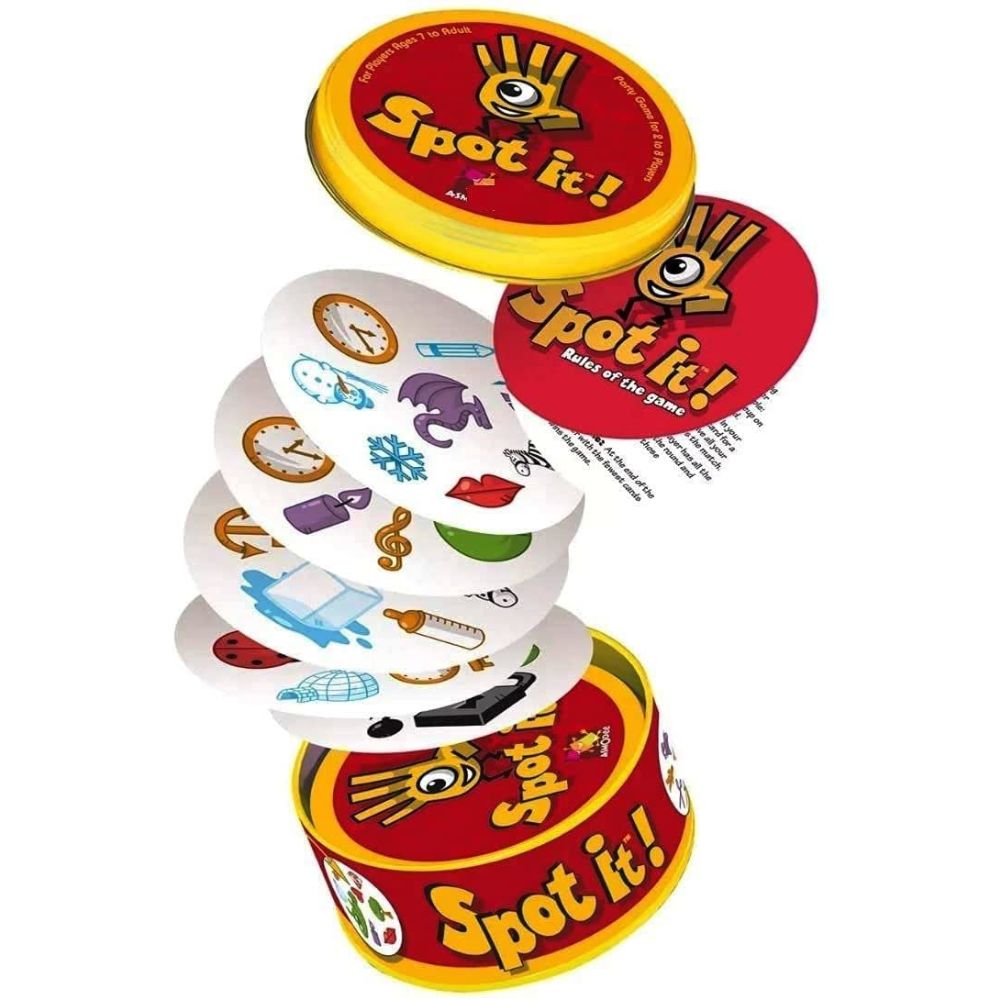 Dobble | Spot It Classic Matching Card Games for Kids - Multicolor