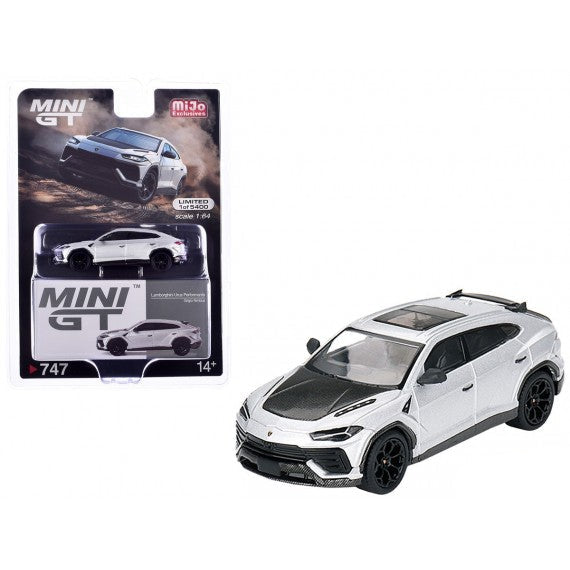MINI GT Imported Edition - Lamborghini Urus Performante - Grigio Nimbus - Blister Pack - #747
