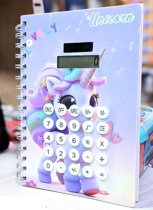 Calculator Notebook Dairy for Kids | Assorted Themed | Color & Design ...